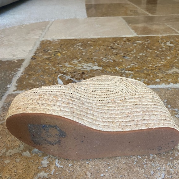 Robert Clergerie Straw Platform Wedge Oxfords — gorgeous & unique! - Picture 10 of 10